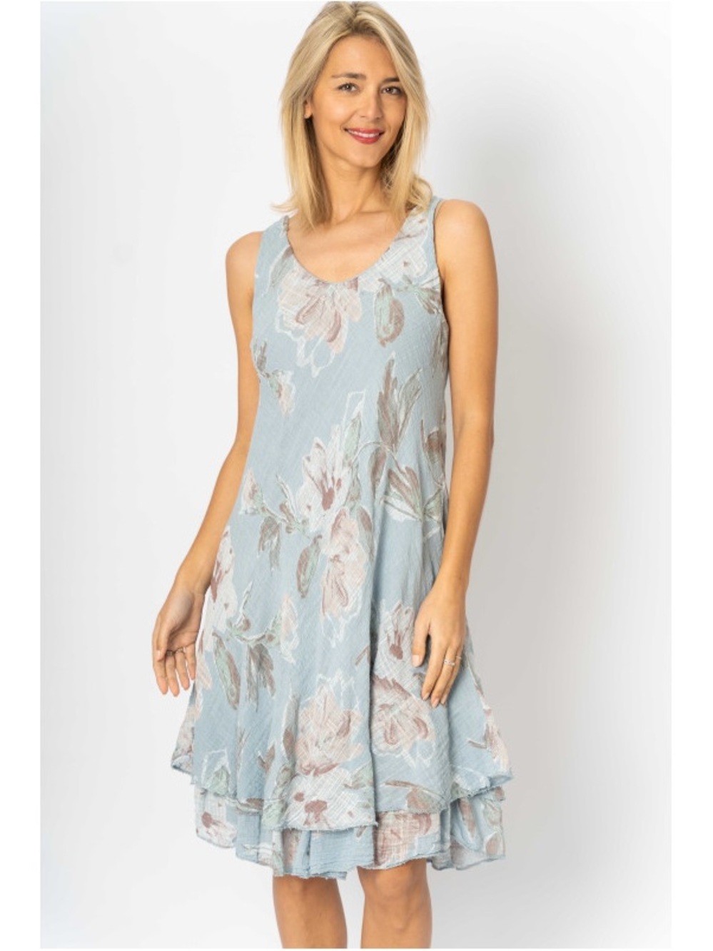 floral dress made in Italy - Picture 3 of 8